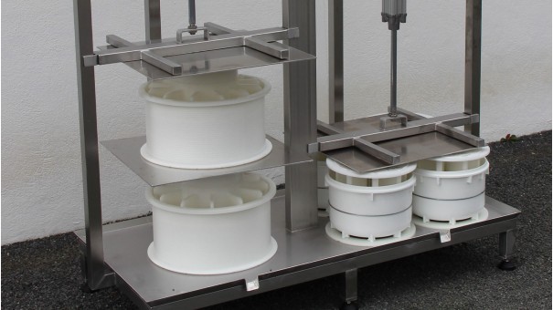 etude de cas pressage fromages differentes tailles