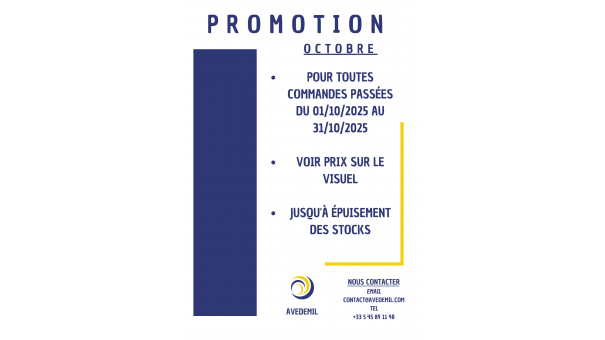 PROMO MENSUEL OCTOBRE