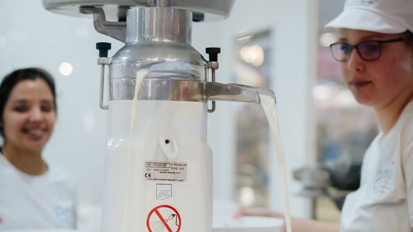 process produit laitier beurre ecremage