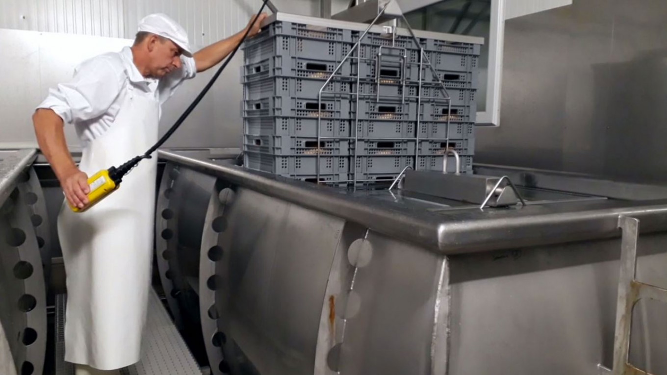 process produit laitier pate pressees non cuite saumurage